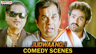 Judwaa No 1 Movie Comedy Scenes  South Movie  NTR Nayanthara Brahmanandam  Aditya Movies [upl. by Blount]