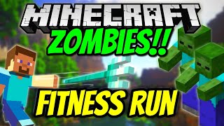 🟩 Minecraft quotZombiesquot 🟩 Fitness Run  Brain Break  GoNoodle Inspired [upl. by Atims]