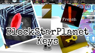 BlockStarPlanet Clés  rouge jaune violette  Nexus janvier 2020 [upl. by Eeldarb698]