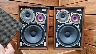 Wharfedale Denton 3 Speakers from 1972 [upl. by Ace37]