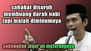 alquran melarang makan darah mengapa sahabat ada minum darah nabi  ustadz abdul somad lc ma [upl. by Pfosi]