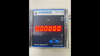 ELMEASURE LG1119 KWH METER EASY PARAMETER SETTING [upl. by Juni992]