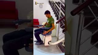 Stair Lift Elevator Installation for Home [upl. by Morice]