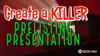 PreListing Presentation Tutorial  How to create a prelisting presentation for Real Estate Sales [upl. by Oiramej]