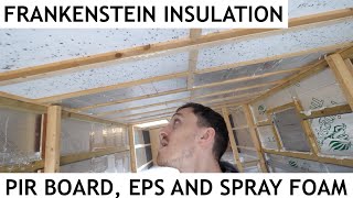 Frankenstein Insulation In Luton Camper Van PIR Board Celotex EPS Spray Foam [upl. by Norven]