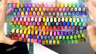 Stampscapes 180 Shuttle Art Gel Pen Set Unboxing [upl. by Barraza]