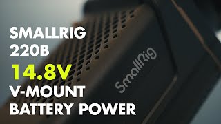 Smallrig 220B Powered by 148v VMount Battery [upl. by Pavlish]