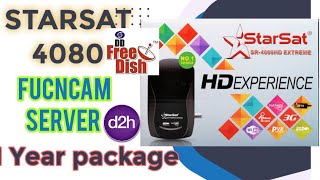 starsat SR 4080 Extreme HD Unboxing Review FUNCAM Server [upl. by Rimidalv]