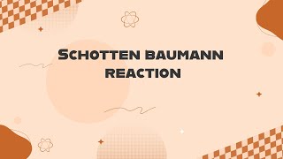 Benzoylation  Schotten Baumann reaction  mechanism  JEE mains  advanced NEET [upl. by Segal556]