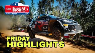 ROVANPERÄ MISTAKES  FRIDAY HIGHLIGHTS WRC RALLY CHILE BIOBÍO 2024 [upl. by Alenas]