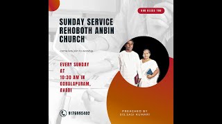 SUNDAY SERVICE  REHOBOTH ANBIN CHURCH  06102024 [upl. by Raynard]