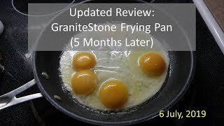 Updated Review GraniteStone Frying Pan 5 Months Later [upl. by Randell]