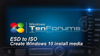 ESD to ISO  Create a Windows 10 ISO image [upl. by Ailemak534]