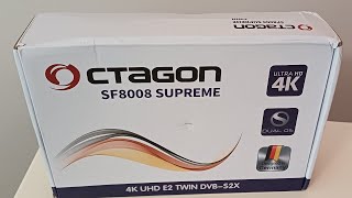 Octagon SF8008 Supreme 4K Enigma2 Linux Uydu Alıcı [upl. by Yeltrab465]