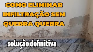 COMO TIRAR UMIDADE SEM QUEBRA QUEBRA SOLUÇÃO DEFINITIVA NÃO É PALIATIVO [upl. by Edyth605]