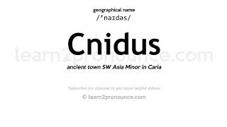 Pronunciation of Cnidus  Definition of Cnidus [upl. by Sankey]