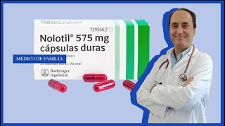 🧧¿Es PELIGROSO el NOLOTIL metamizol✨Efectos secundarios✨ [upl. by Depoliti]