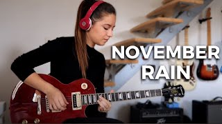 Guns N Roses  November Rain solo Cover by Chloé [upl. by Konyn124]