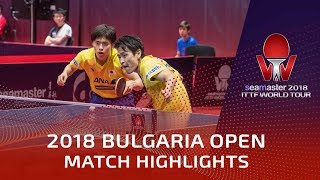 Masataka MorizonoYuya Oshima vs Paul DrinkhallLiam Pitchford  2018 Bulgaria Open Highlights 12 [upl. by Ahders]