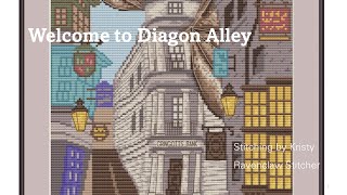 Welcome to Diagon Alley Cross Stitch part 25 [upl. by Neelram958]