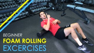 BEGINNER Foam Rolling Exercises [upl. by Lachus923]