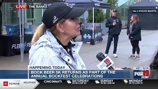 Runners get ready for annual Bockfest 5K at The Banks [upl. by Nnyltak231]