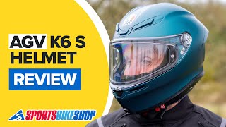 AGV K6S helmet review  Sportsbikeshop [upl. by Annohs754]