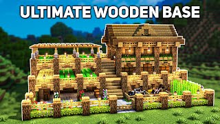 Minecraft Ultimate Wooden House Tutorial how to build 119 [upl. by Olrac]