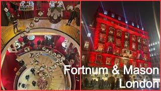 Exploring Fortnum amp Mason London’s Luxury Department store Christmas shopping 2023 [upl. by Calderon797]