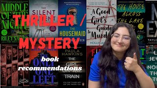 Thriller  Mystery Book Recommendations 🔪🩸📚 [upl. by Bergerac472]