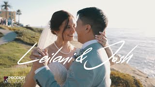 Beautiful Elopement Wedding at Cuvier Park La Jolla California  Leilani amp Josh [upl. by Cardew]