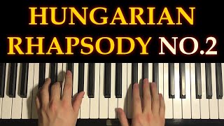 Liszt  Hungarian Rhapsody No 2 Piano Tutorial Lesson [upl. by Dietrich]