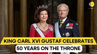 Sweden celebrates King Carl XVI Gustafs 50 years on the throne  WION Originals [upl. by Iorio798]