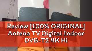 Review 100 ORIGINAL Antena TV Digital Indoor DVBT2 4K High Gain 25db 2 [upl. by Safire]