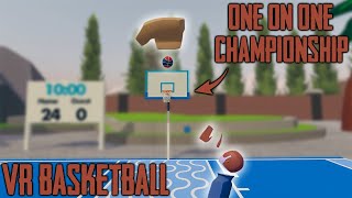 WHOEVER WINS IS THE GOAT  VR Basketball Gameplay [upl. by Arlo]