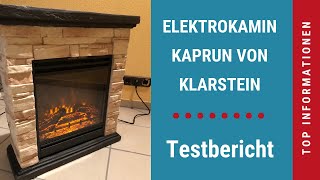 ▷Testbericht Elektrokamin Kaprun von Klarstein [upl. by Audre]