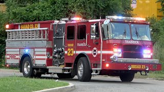 Teaneck FD Squad 23 Responding [upl. by Eybbob]