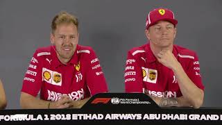 KImi Raikkonen calls Ocon and Verstappen BOYS 😂 [upl. by Dinse242]