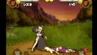 Narutimate Accel 2 Shizune vs TS Ino [upl. by Holds]