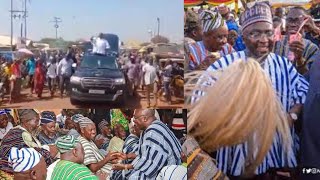 WOWWalewale welcomes Dr Bawumia in grand style as massive crowd jubilates over… [upl. by Chlori160]