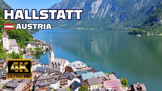 Hallstatt Austria drone footage 4K video [upl. by Ahtaga]