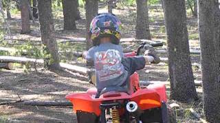 How to start a 50cc ATV [upl. by Duwalt]