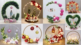 11 Christmas Circle Decoration  11 Christmas Decoration Ideas [upl. by Keegan813]