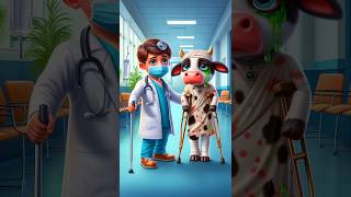 ❤️ Evolution of Cow A sick cow with a doctor 🥰 1 cat cute cow shorts [upl. by Peppard817]