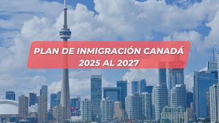 Plan de Inmigración Canadá 20252027 [upl. by Yung]