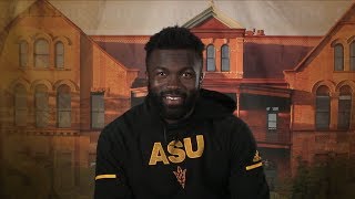 Arizona States Eno Benjamin on impressive spin moves keeping the ball rolling in the Pac12 [upl. by Meill485]