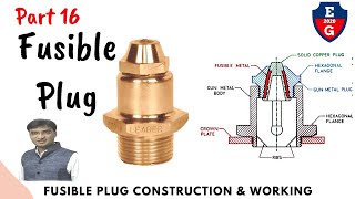 16 Fusible plug working and construction [upl. by Merta]