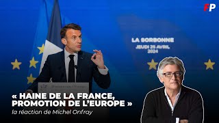 Michel Onfray réagit au discours dEmmanuel Macron à la Sorbonne [upl. by Efi]