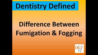 Difference between the process of Fumigation and Fogging [upl. by Slin]