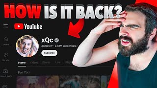 YouTube TAKES DOWN XQCand Then Brings Him Back  The Rambles Podcast [upl. by Htebzile991]